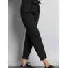 Pantalon noir taille haute