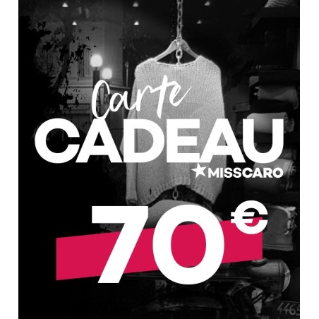 Carte cadeau de 70 €