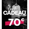 Carte cadeau de 70 €