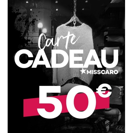 Carte cadeau de 50 €