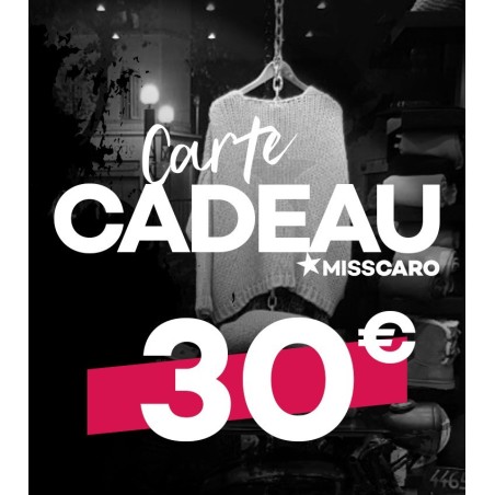 Carte cadeau de 30 €